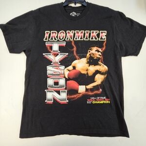 Official Brand MIKE TYSON Collection RAP TEE Style Boxing Graphic T-Shirt Mens L